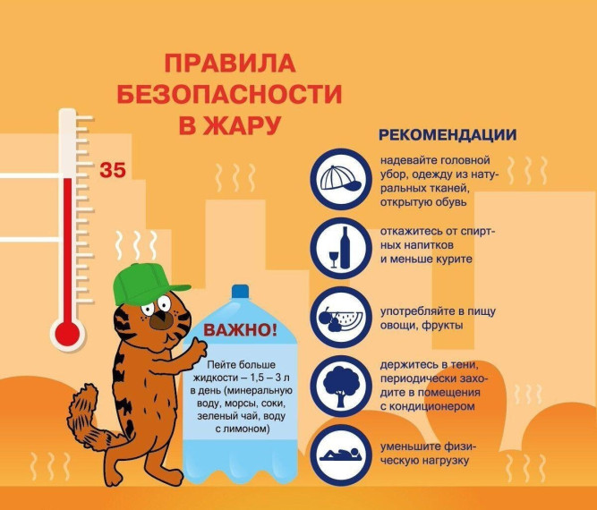 Безопасность ребенка в жару.